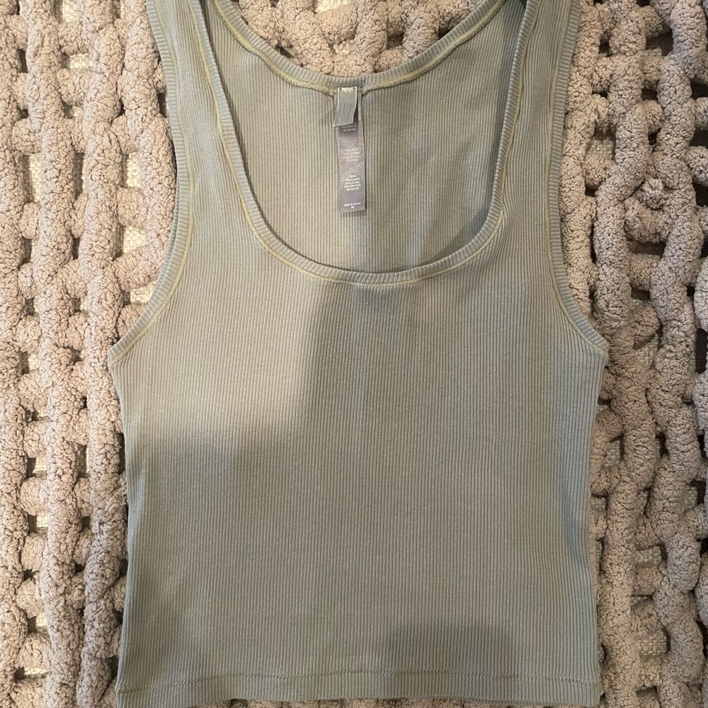 Skims Green Tank Top sz M